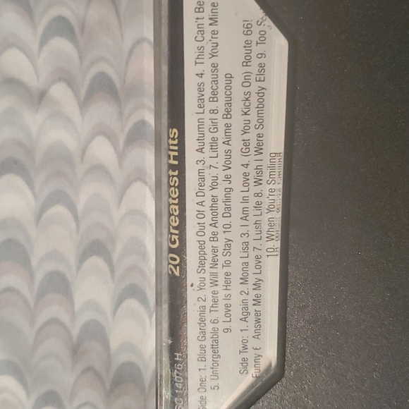 2/$8 Nat King Cole Greatest Hits Volume 1 audio cassette tape - Picture 2 of 4